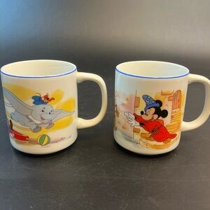 Disney Dumbo and Mickey Mouse Colorful Mugs